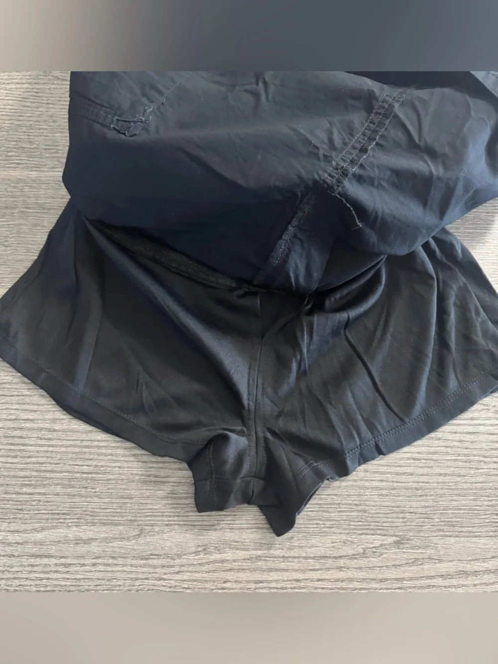 Justice Denim Girls Cargo Skirt With Belt Black Built In Shorts Size 18